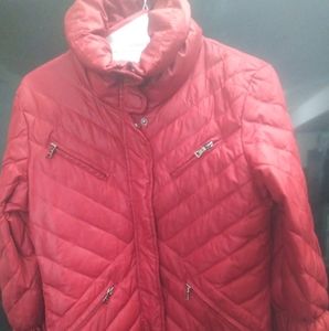 Guess red jacket size small